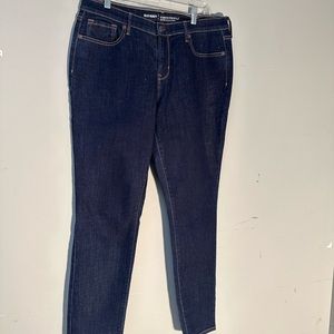Old Navy Curvy Mid Rise Dark Wash Jeans
